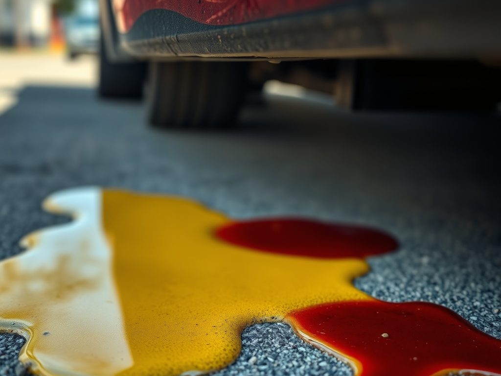 Kiedy wyciek z auta jest niebezpieczny – jak rozpoznać paliwo, olej i inne płyny oraz ryzyko pożaru